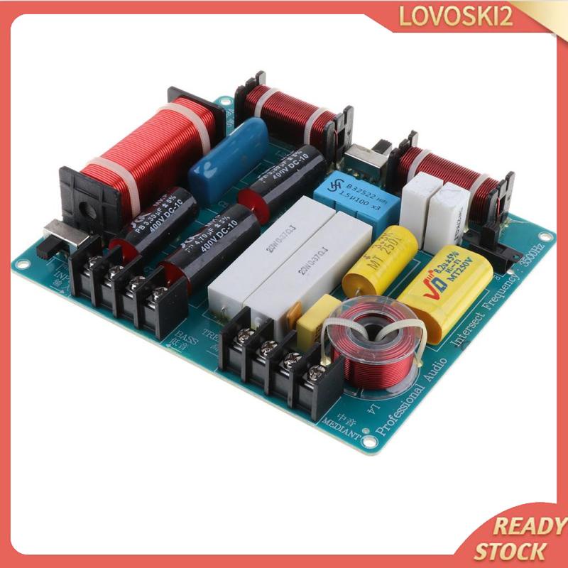 [lovoskiacMY] 3 Way Speaker Crossover Frequency Divider Audio System with 4 Inductors Shopee
