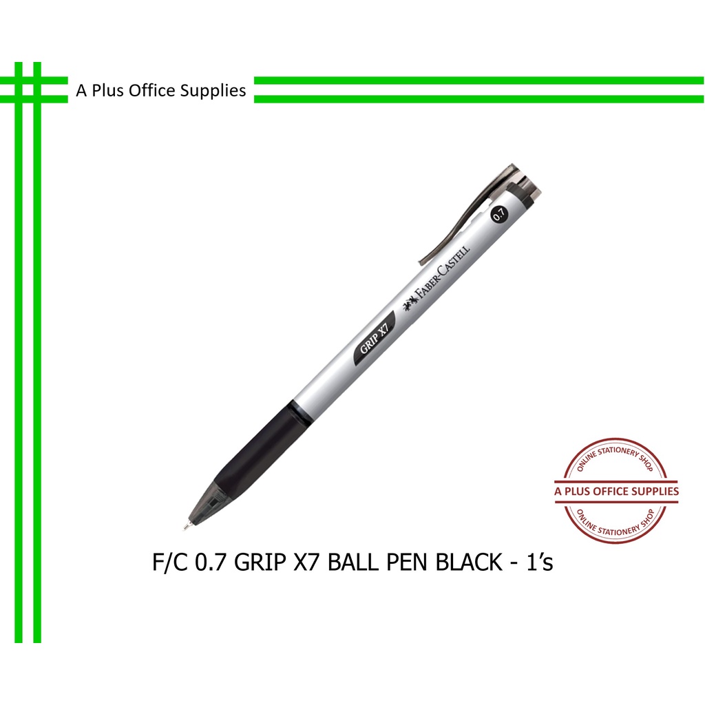 FABER-CASTELL Grip X5, X7, X10 Ball Pen 1pc / Pen Dakwat - 0.5mm X5, 0 ...