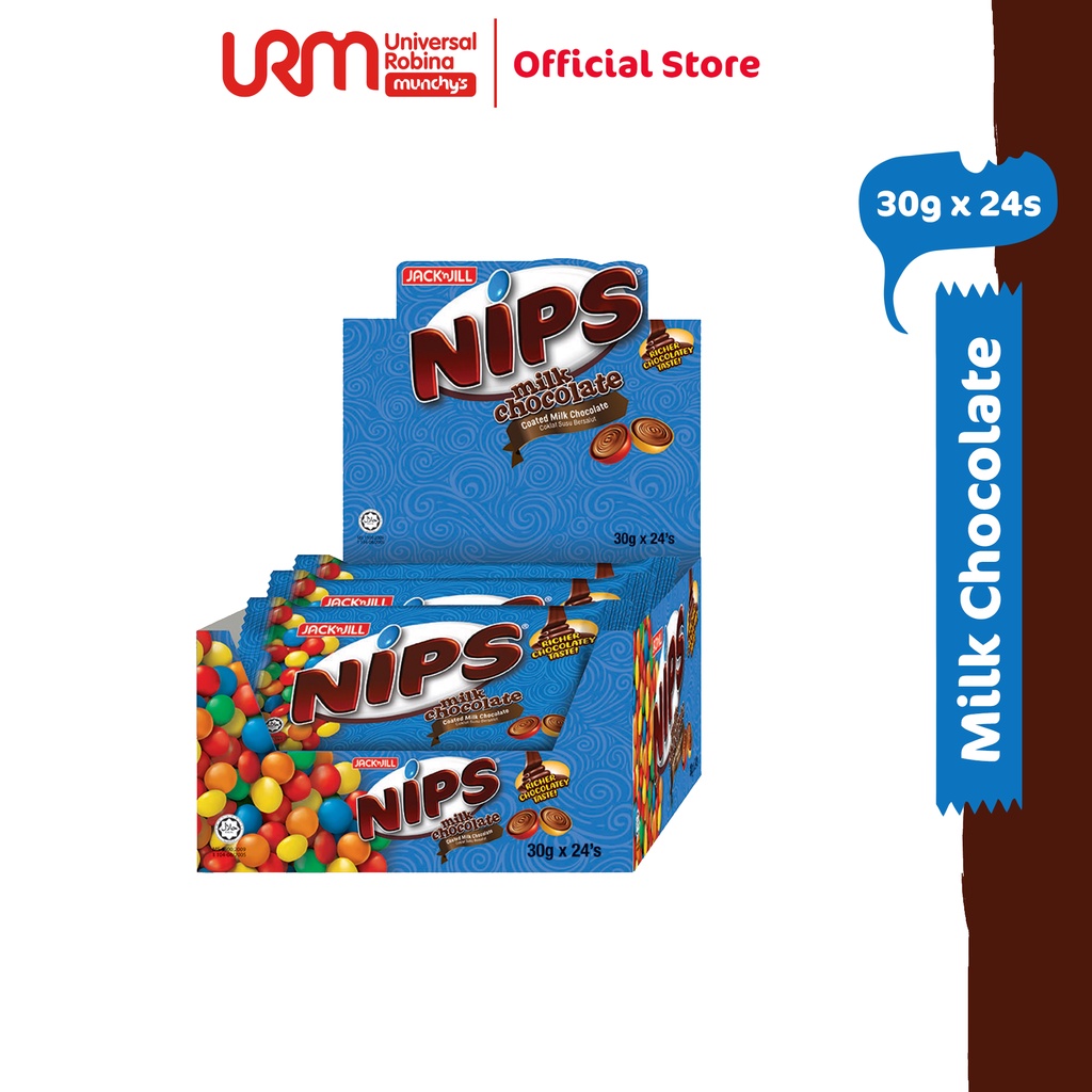 Jack ‘n Jill NIPS - Milk Chocolate (30g x 24s) | Shopee Malaysia