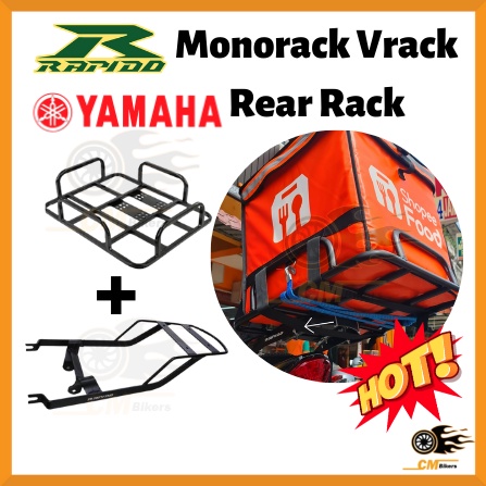 Yamaha RAPIDO Monorack + Food Bag Rack Besi 43x43cm For Delivery Bag ...