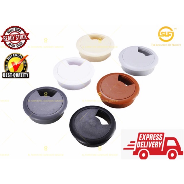 SLF Plastic Local High Quality 60mm Wre Cover PC Computer Desk Table ...
