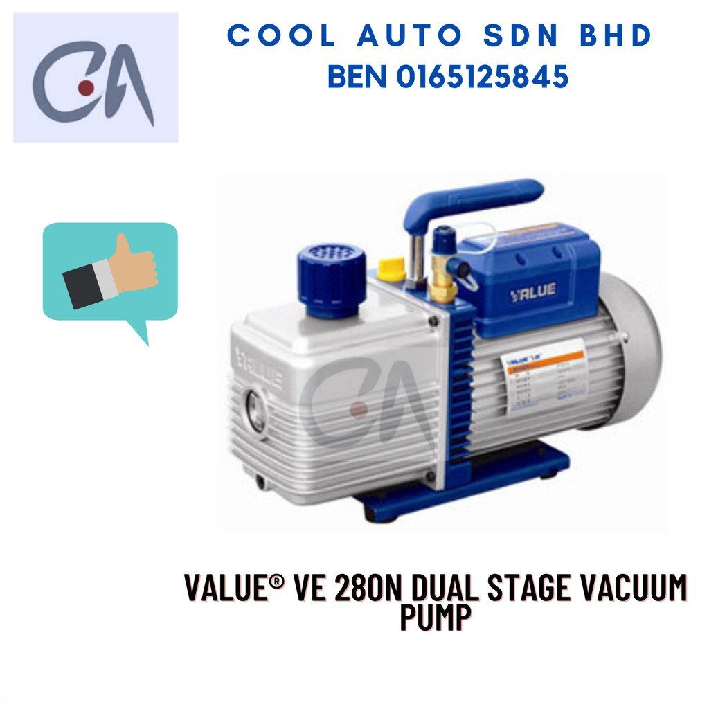🔥READY STOCK 🔥VALUE® VE 280N DUAL STAGE VACUUM PUMP | Shopee Malaysia