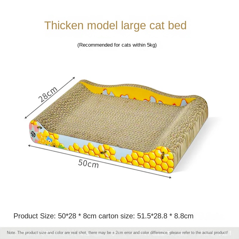 Large Cat sofa Scratcher board Cat Bed chaise longue Cat Scratching Cat