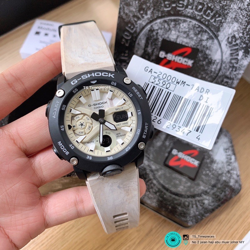 G SHOCK 100 Original Watch GA 2000WM 1A GA 2000WM 1 GA 2000