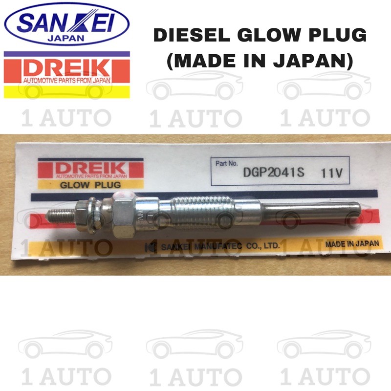 (MADE IN JAPAN) DREIK by SANKEI DIESEL GLOW PLUG TOYOTA HILUX LN106