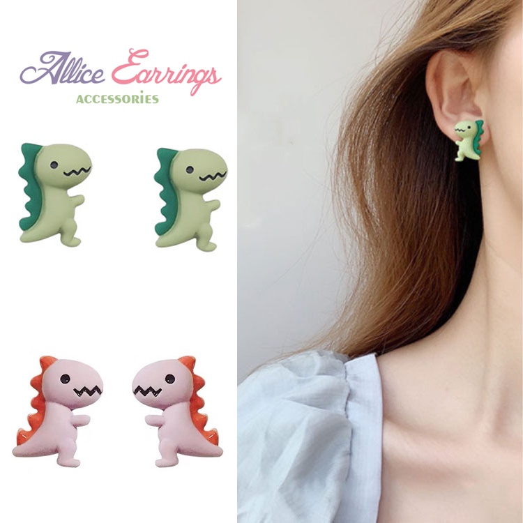 Clip on hot sale dinosaur earrings