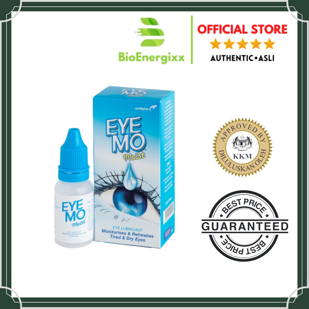 Eye Mo Moist Eye Lubricant For Moisturizes, Refreshes, Tired & Dry Eyes