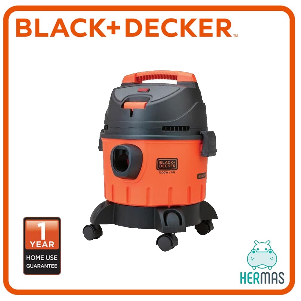 BLACK&DECKER BDWD10-B1 1200W 10L WET&DRY VACUUM CLEANER | Shopee Malaysia