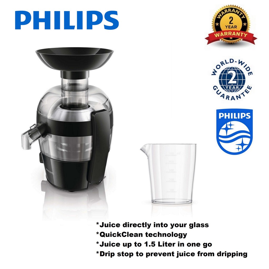 Philips Viva Collection Fruit Juicer QuickClean (HR1833) Shopee