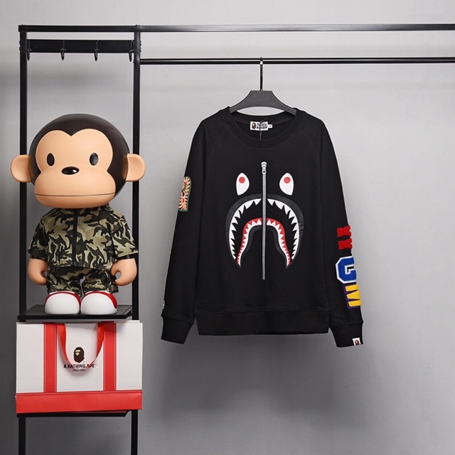 Bape Shark WGM sweatshirt sweater