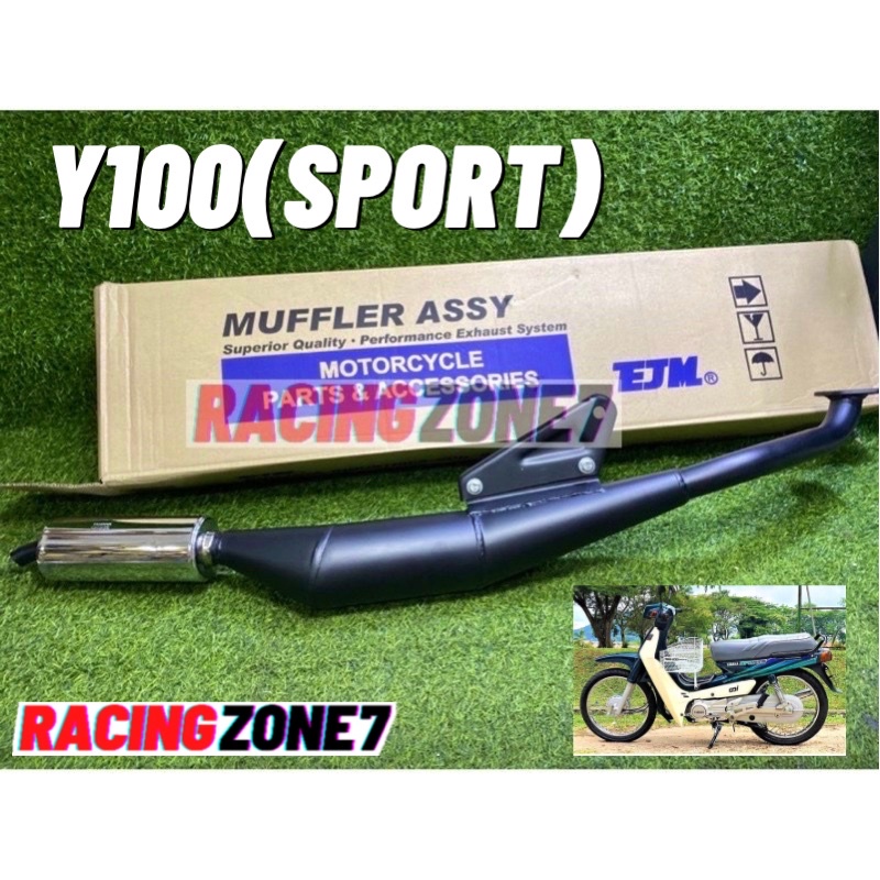 100% EJM YAMAHA Y110/Y100/SS2 Standard Exhuast Pipe/ Std ekzos ...
