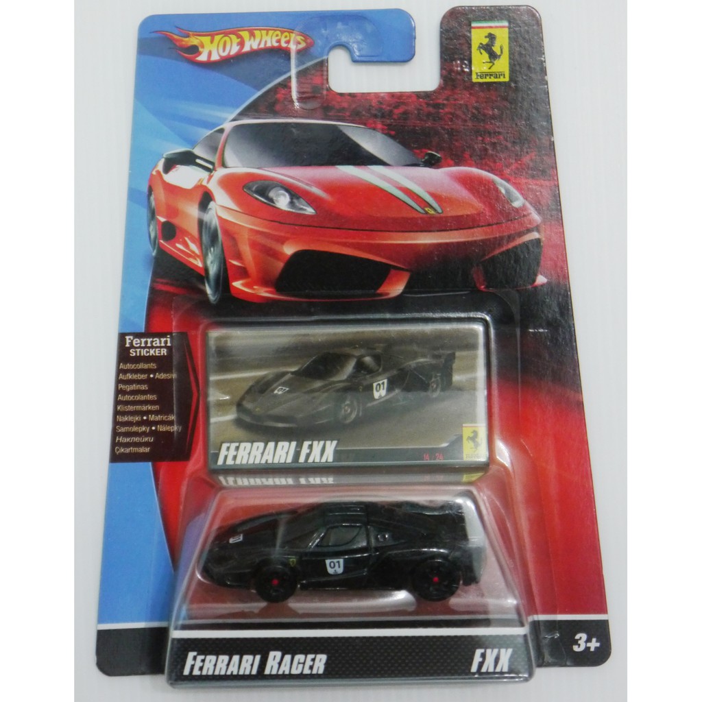 💯 % Original) Hot Wheels Ferrari Racer - FXX (Black