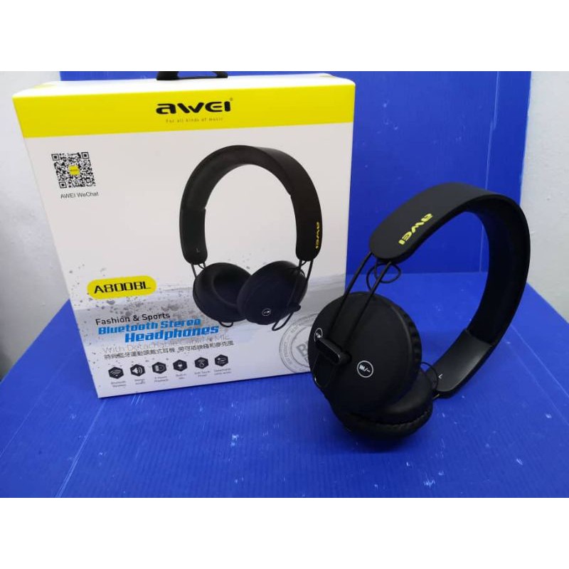 ORIGINAL Awei A800BL Bluetooth Headphones Headset Shopee Malaysia