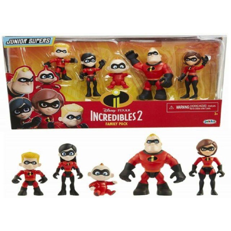 JAKKS INCREDIBLES 2-FAMILY PACK FIGURE(76734) | Shopee Malaysia