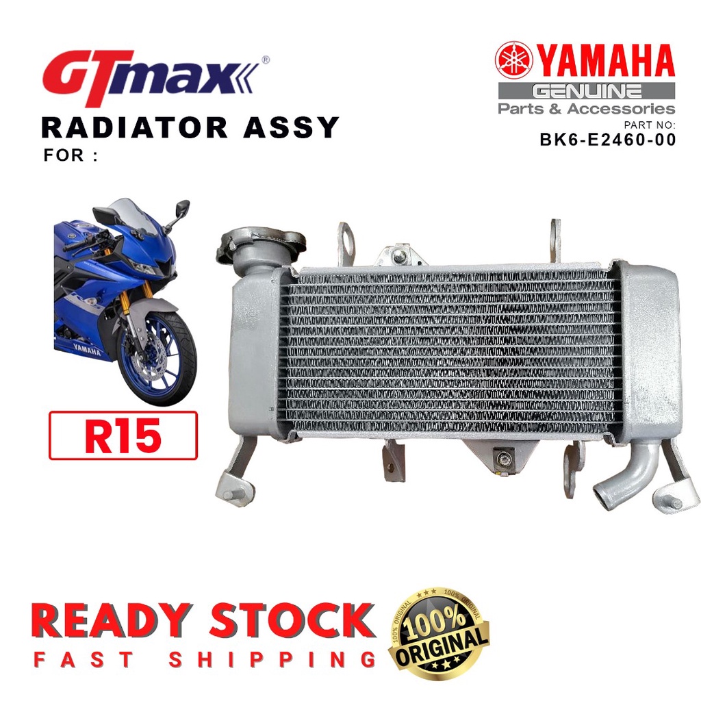 RADIATOR SET WITH BLOWER ASSY R15 V3/ MT15 ORIGINAL TANK COOLANT