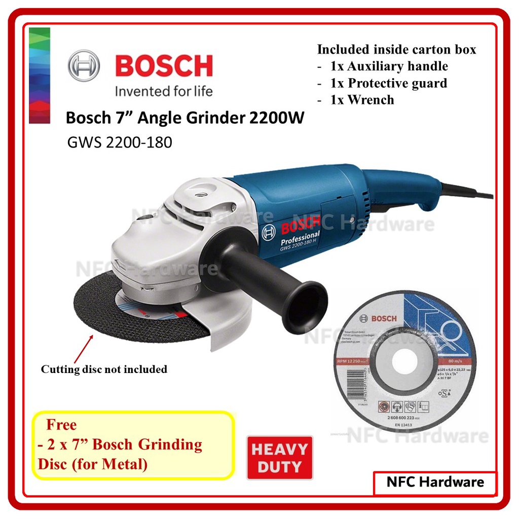 BOSCH GWS 2200 180 7