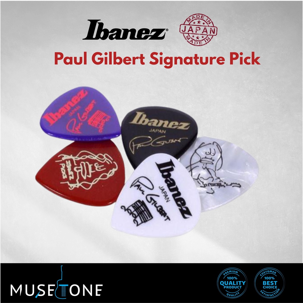 Ibanez 1.0mm Paul Gilbert Signature Model Guitar Pick (Made In Japan ...