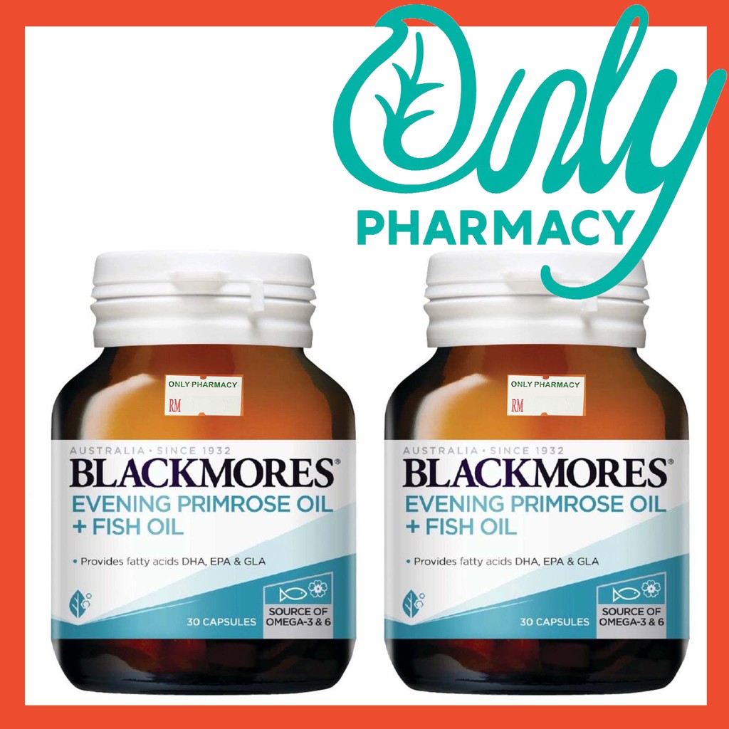 BLACKMORES EPO Evening Primrose Oil (EPO) + Fish Oil 30s or 2x30s