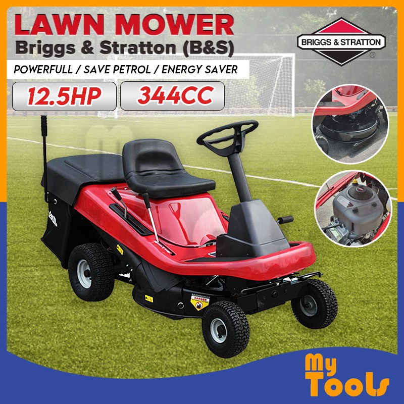 Mytools Briggs & Stratton (B&S) 12.5HP 344cc Riding Petrol Lawn Mower ...