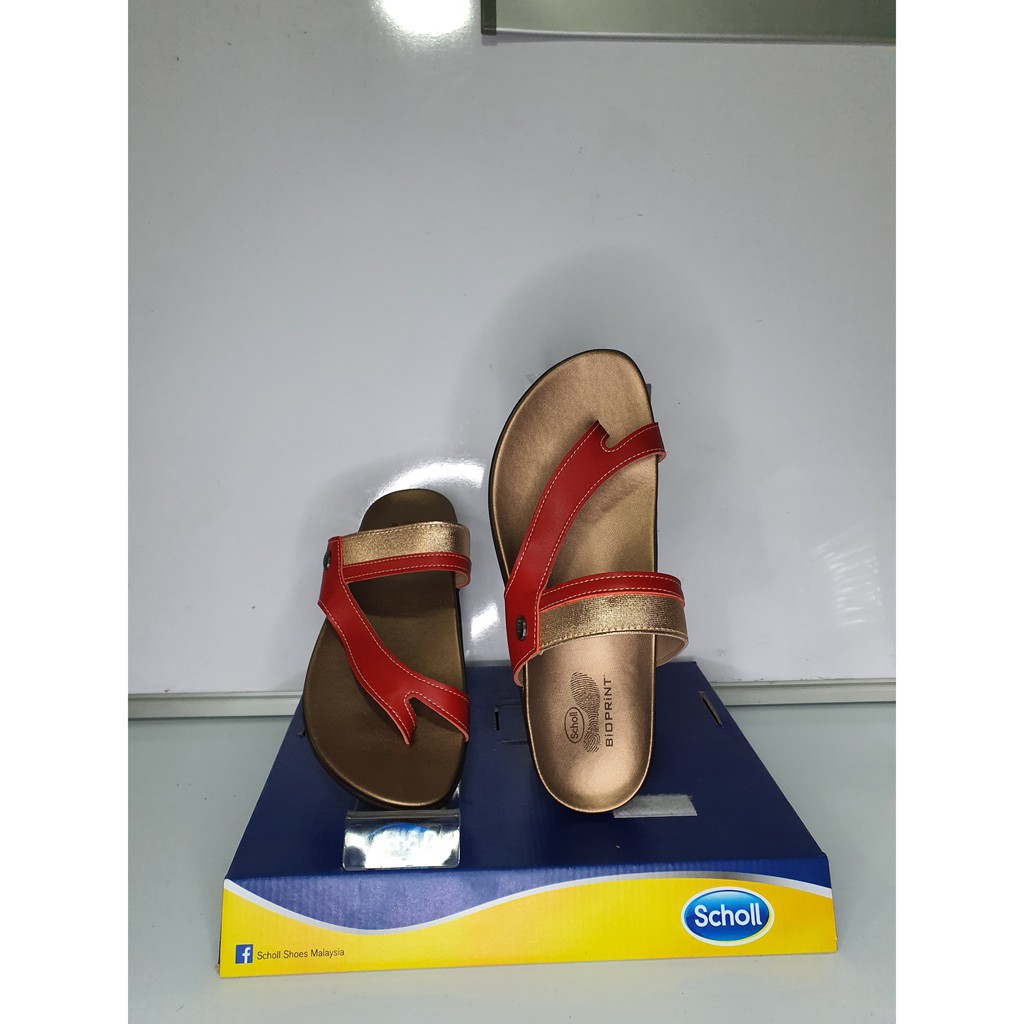 Scholl BioPrint Ladies Shoes LS4732 Red Shopee Malaysia