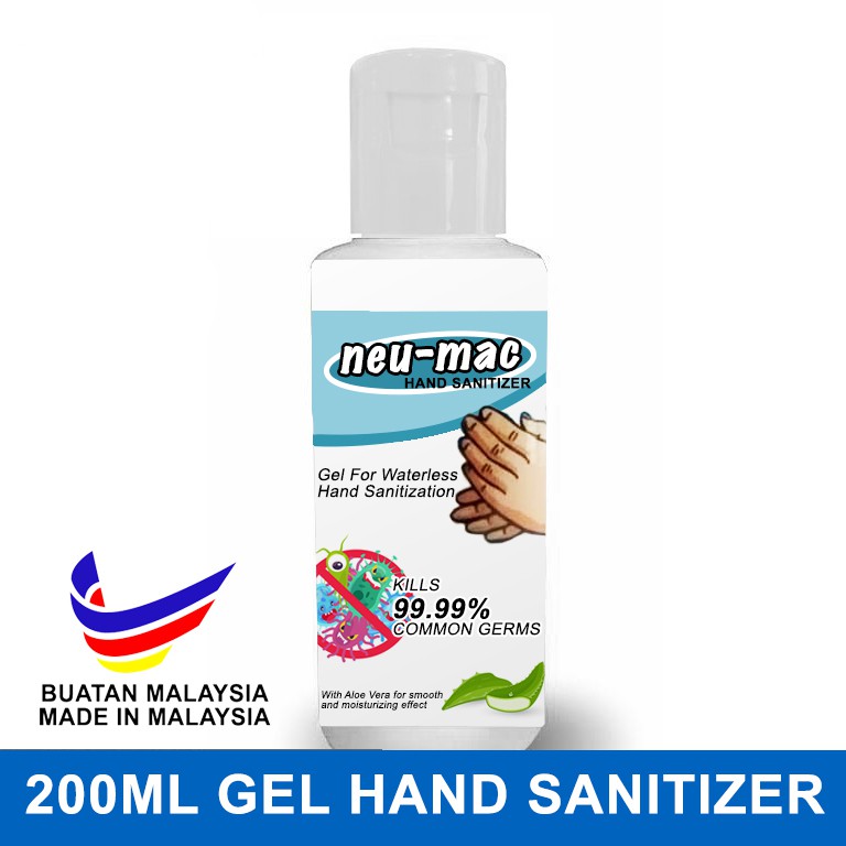 NeuMac instant Hand Sanitizer Anti Bacterial with Aloe Vera Kill 99.99