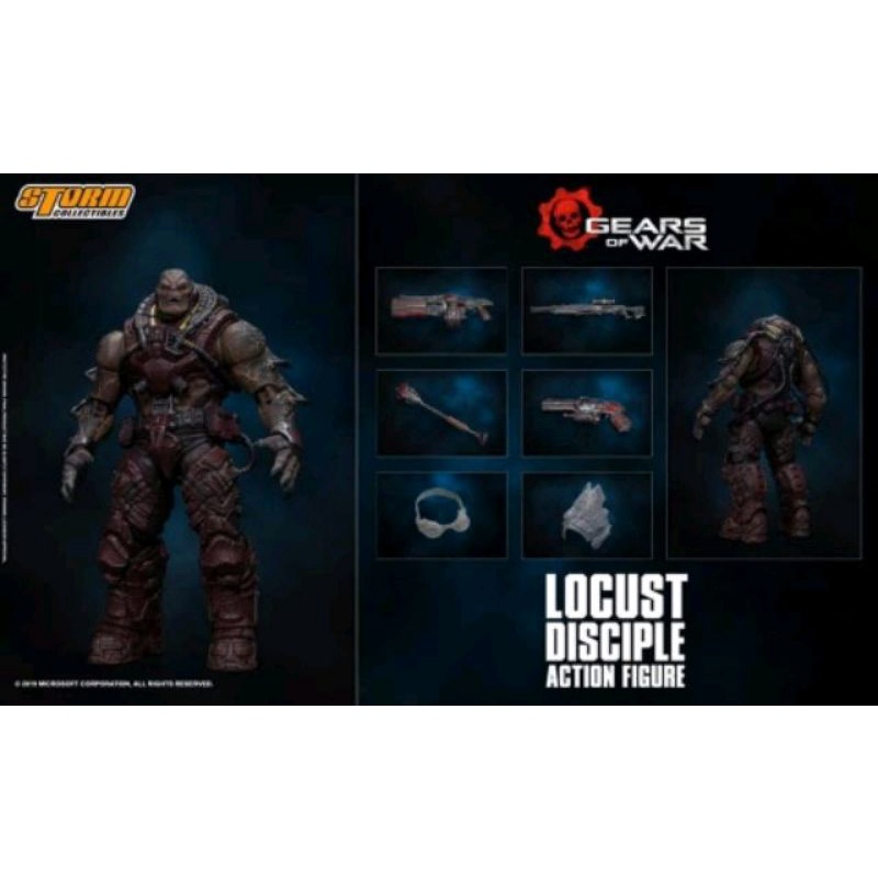 Storm Collectibles Gear Of War Lucust Disciple Action Figure | Shopee ...