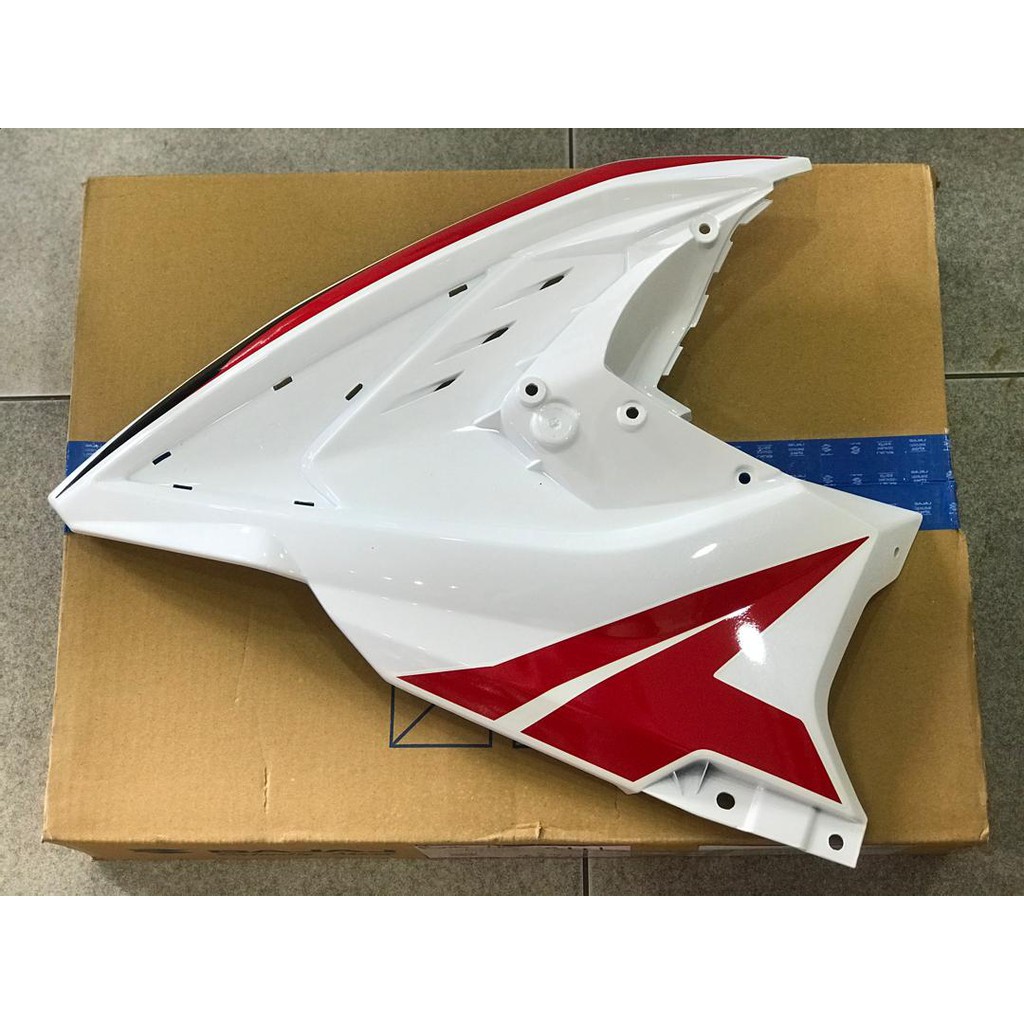 Modenas Pulsar RS200 Side Fairing LH Met White Red DCL Shopee Malaysia