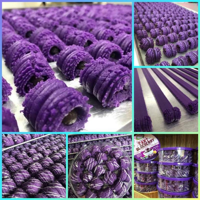 Kuih Raya Cookies Tart Blueberry Bisccuit Family Corner | Shopee Malaysia