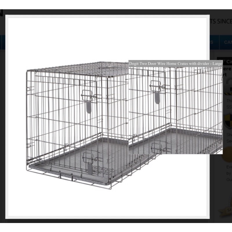 Dogit Two Door Dog/Cat Cage&Crate with Divider Shopee Malaysia