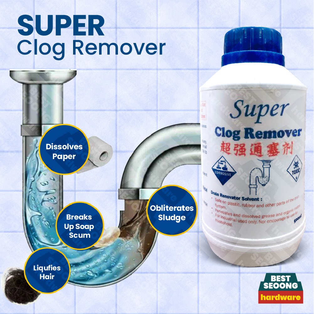 [SUPER] 500ml HEAVY DUTY Clog Remover/ Rawatan Sumbat/ Unclogging