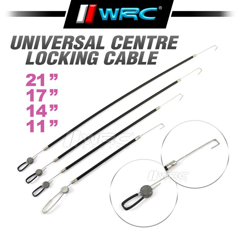 Universal Stainless Steel Central Locking Cable (11/14/17/21 Inch) (1pc