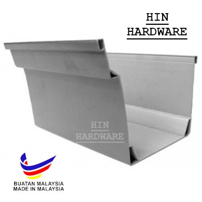 HIN F300 PVC Gutter Grey (PVC Rainwater Gutter System ) / Salur Air ...