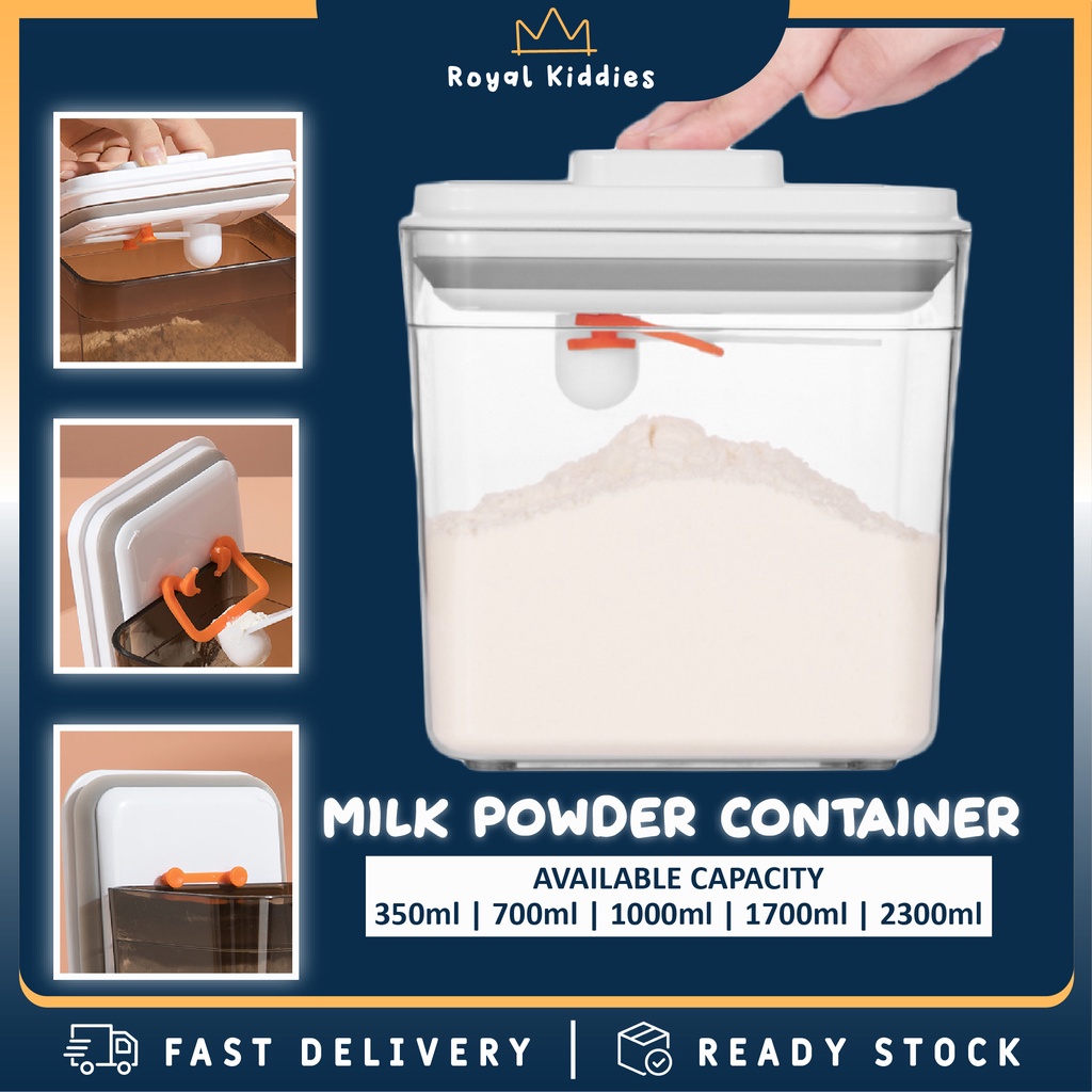 Air Tight Baby Milk Powder/Food Storage Container With Scraper Airtight ...