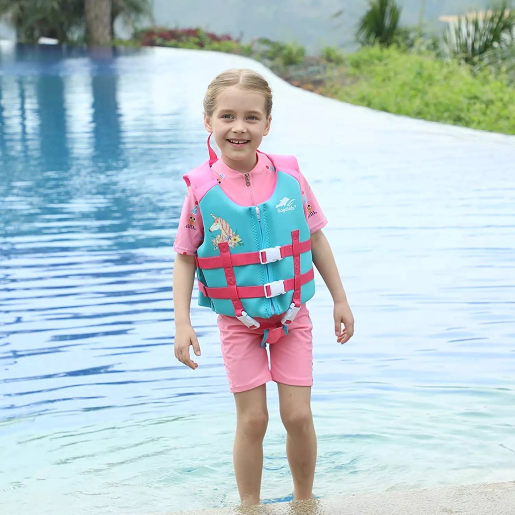 Gogokids Swim Vest Float Suit Children Flotation Jacket Buoyancy ...