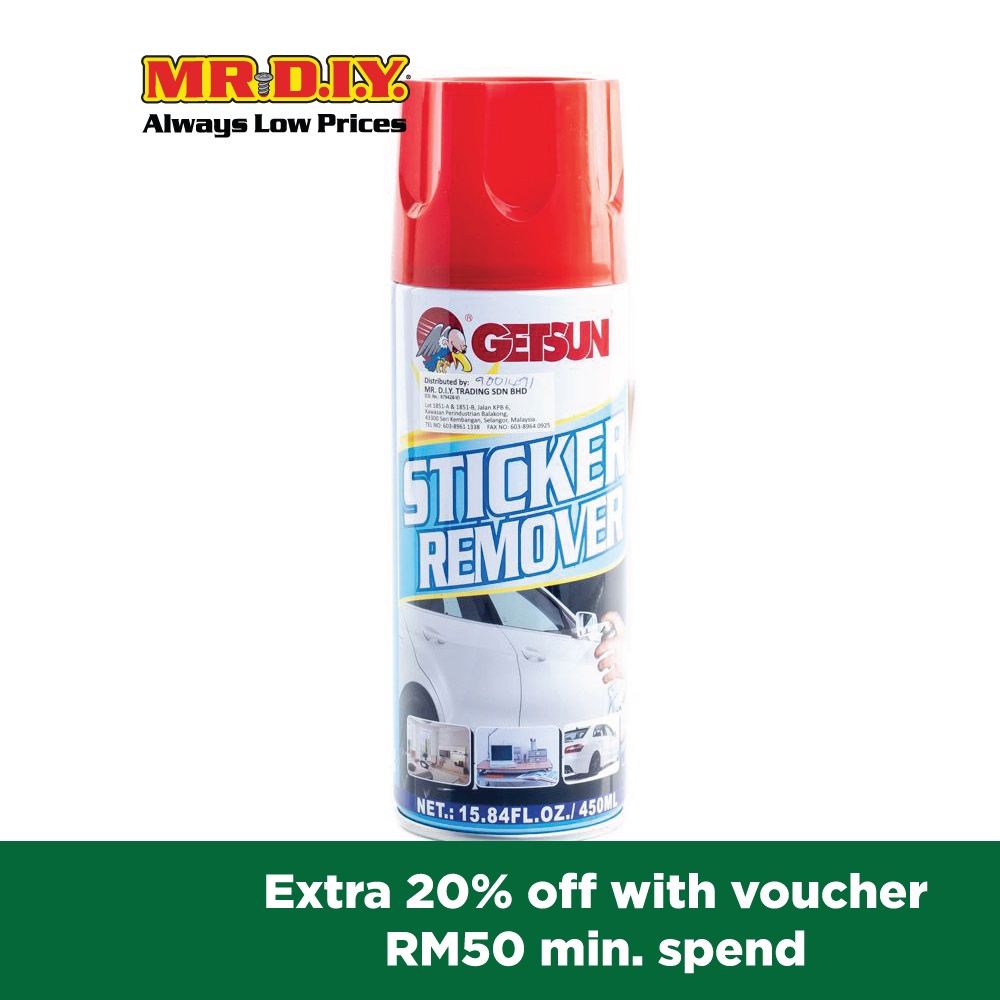 GETSUN Sticker Remover (450ml) Shopee Malaysia