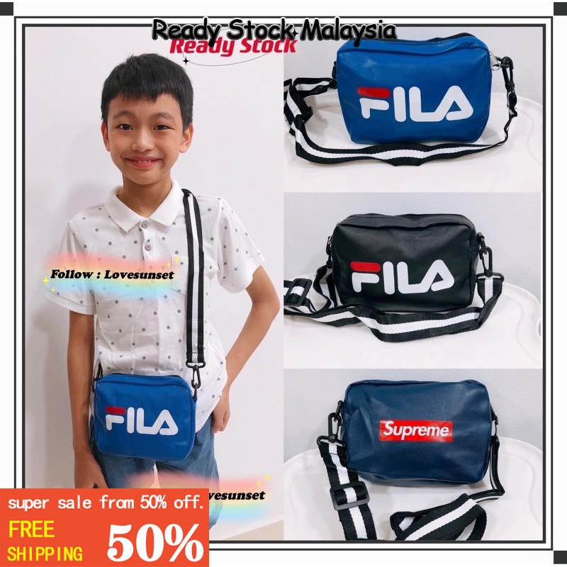 NEW Bag Budak Raya Lelaki Fila Supreme Galas Sling Boy Kid Beg Shopee Malaysia