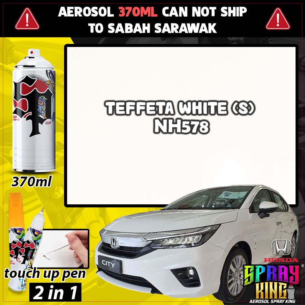 Nh578 Teffeta White 2019 2022 Honda City Touch Up Pen Car Spray