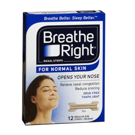 💥READY STOCK💥 BREATHE RIGHT NASAL STRIPS 12'S | Shopee Malaysia