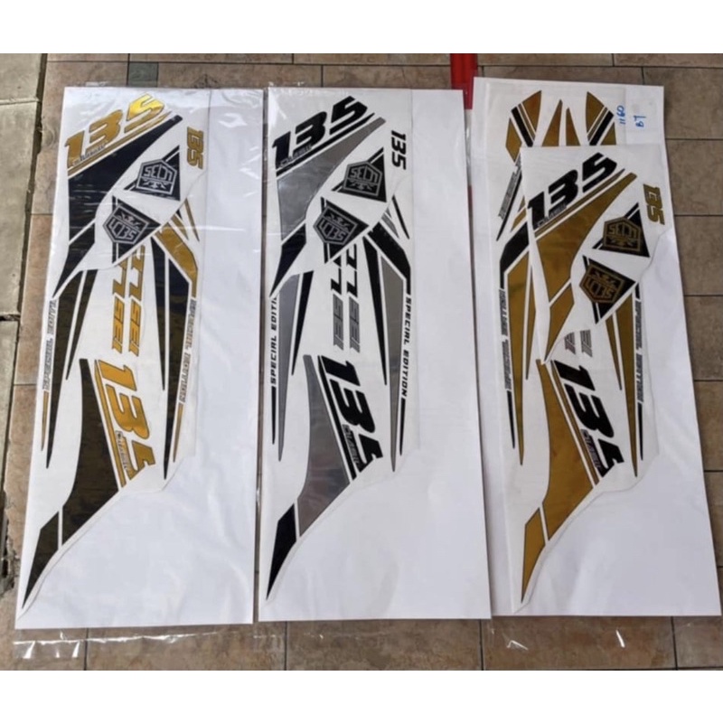 Yamaha Lc v2 v3 v4 v5 v6 sticker stripe custom | Shopee Malaysia