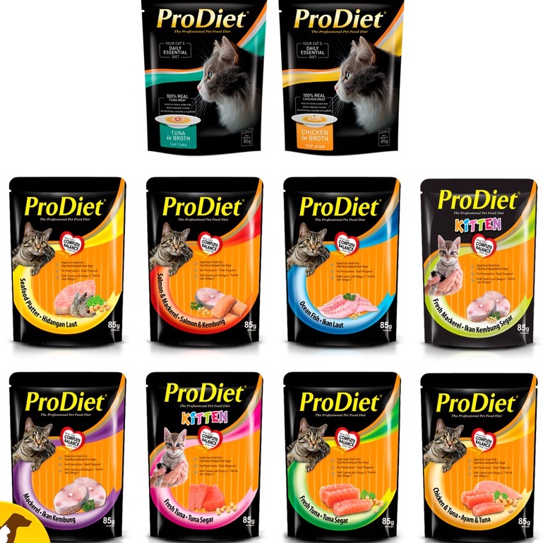 🔥🇲🇾 Stok🔥(85g) ProDiet Cat Wet Food / Broth For Kitten & Adult Cat