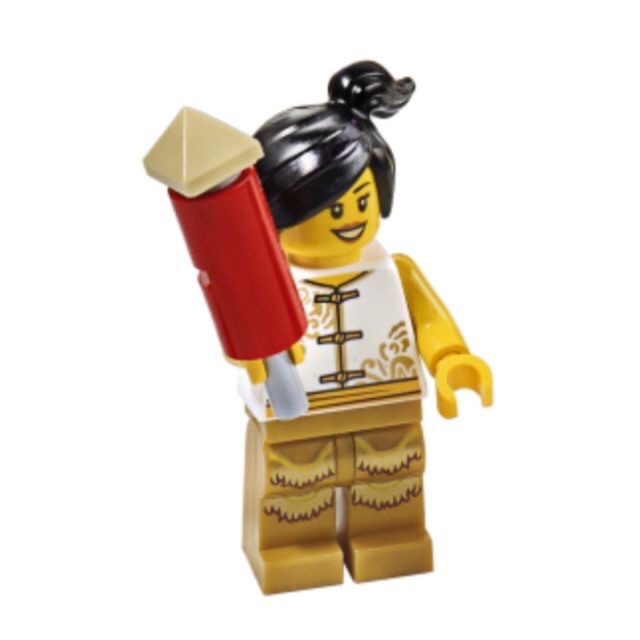 Lego Chinese New Year Minifigure with Accessories Split from 80104 ...
