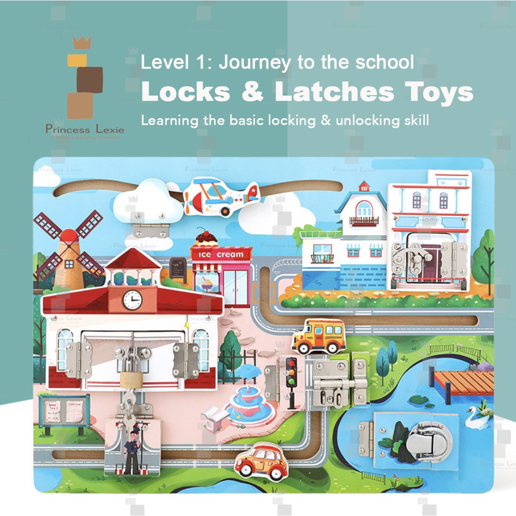 Princess Lexie Locks and Latches Toys Level 1 (Beginner) Board Game