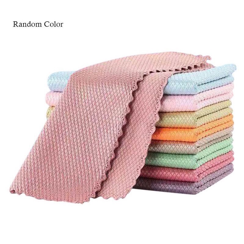 CURO Dishcloth Cleaning Towel Kitchen Dish Towel Glass Window Cleaning