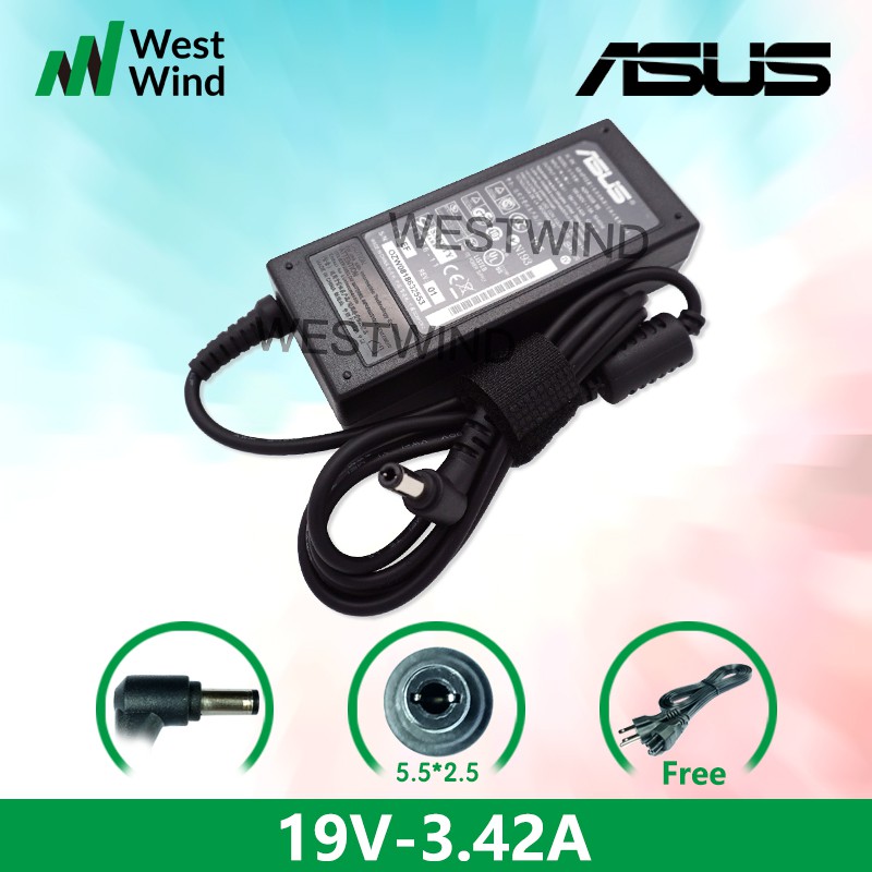 Asus Laptop Charger 19v 342a For E46cm E500 E500ca E55 E55va E56 E56cb F2f F301 F301a F301a1 5113