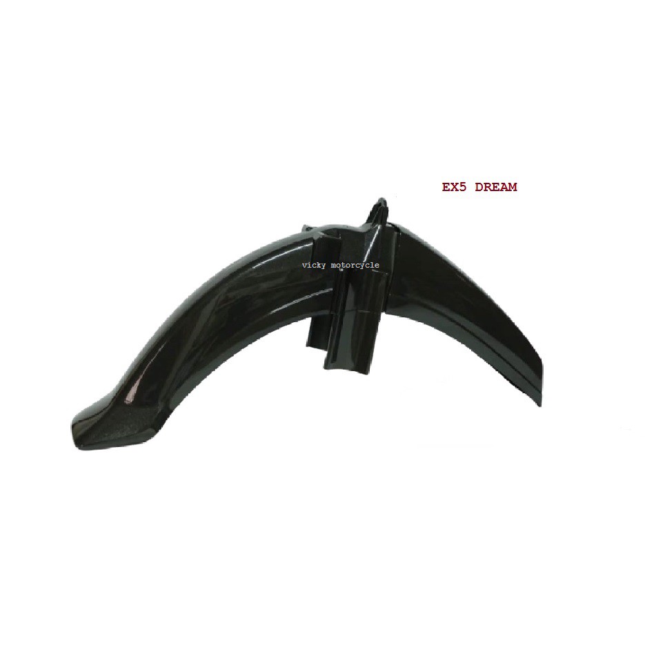 Honda Ex5 Dream Ex5 Hi Power Front Fender Mudguard Mud Black Dark