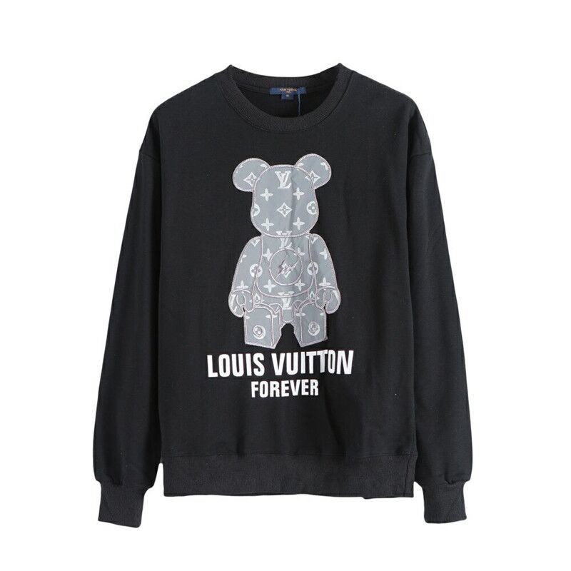 2020 autumn new LV Louis Vuitton Reflective Violent Bear Crew Neck  Sweatshirt
