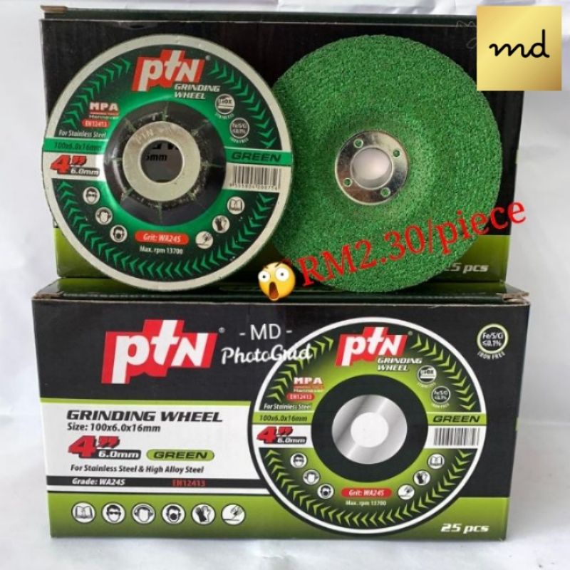 Green deals grinding disc