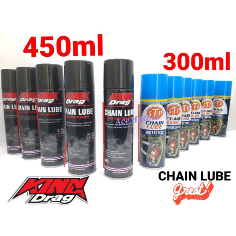 CHAIN LUBE KING DRAG/STP MOTORCYCLE CHAIN LUBE AUTOMOTIVE HIGH
