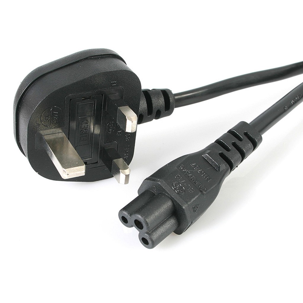 HIgh Quality AC 3Pin UK Plug laptop notebook power cord cable 1.5M 250V ...