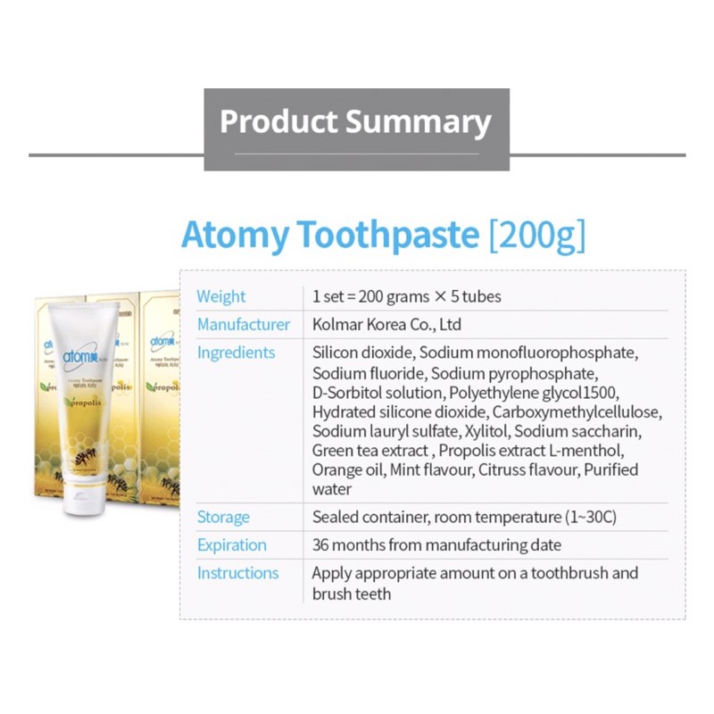 🔥Ready Stock 🔥 Atomy Toothpastes | Shopee Malaysia